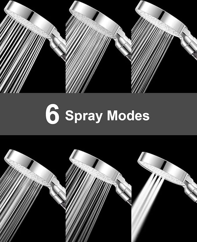 Energy Saving Shower Head / Premium Material - waterbesparende Douchekop