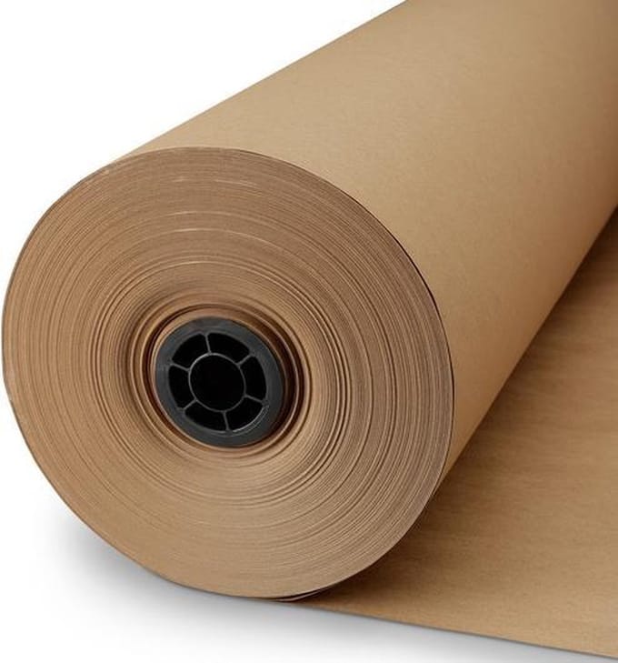 Rol verpakkingskraft bruin 50cm x 280m
