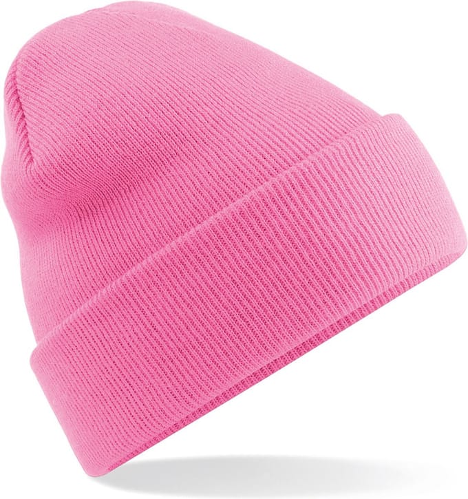 New Age Devi - "Roze 'Original Cuffed Beanie' - Perfect voor winterse dagen!"