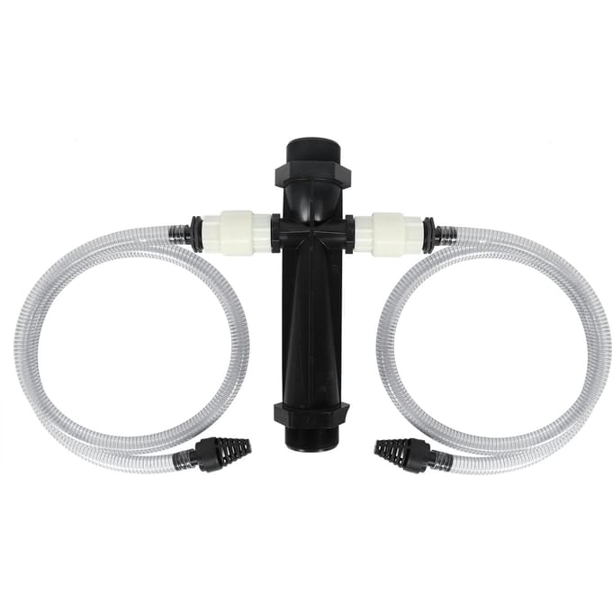 Systèmes de distribution automatique d'engrais et d'irrigation à filetage mâle de 3 pouces, ensemble de tubes d'arrosage pour jardin white