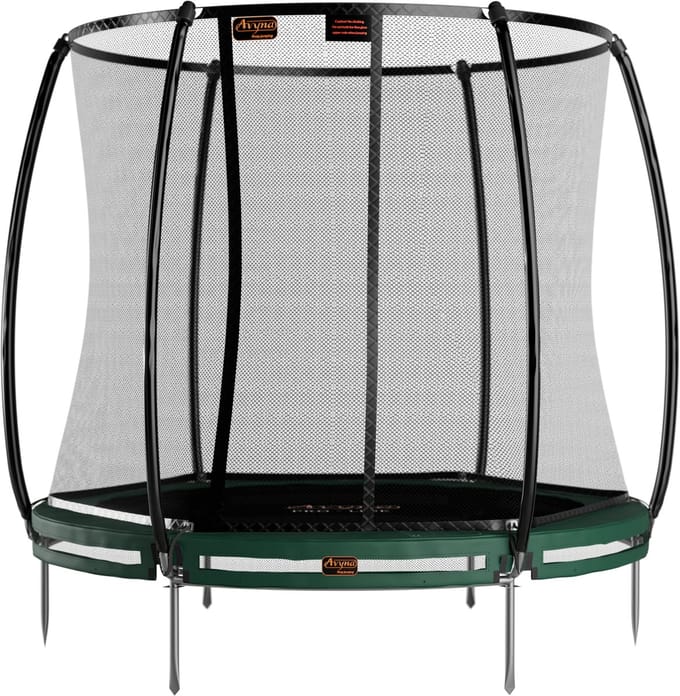 Avyna InGround Trampoline Ø305 cm – Inclusief Veiligheidsnet – Groen – Premium kwaliteit – Middenmaat