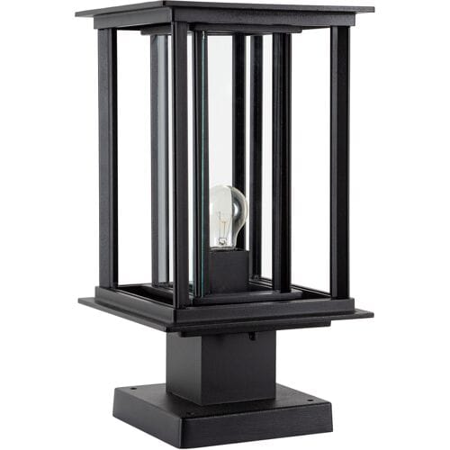 KS Verlichting Buitenlamp Zwart New York Sokkel