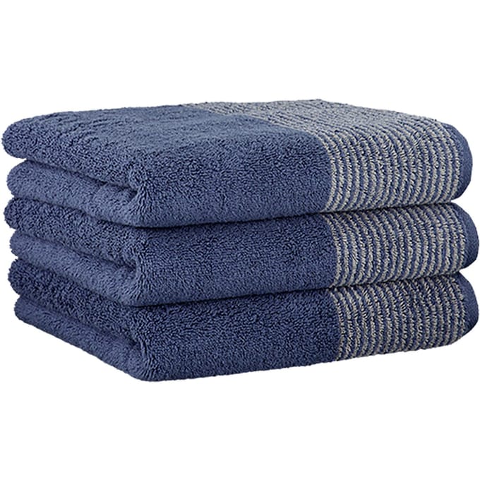 Cawoe Gastendoekje Luxury Home Two-Tone Een maat, 30x50 Set van 3