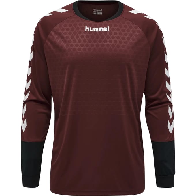 Hummel Essential Keepershirt Lange Mouw Heren - Bordeaux | Maat: M