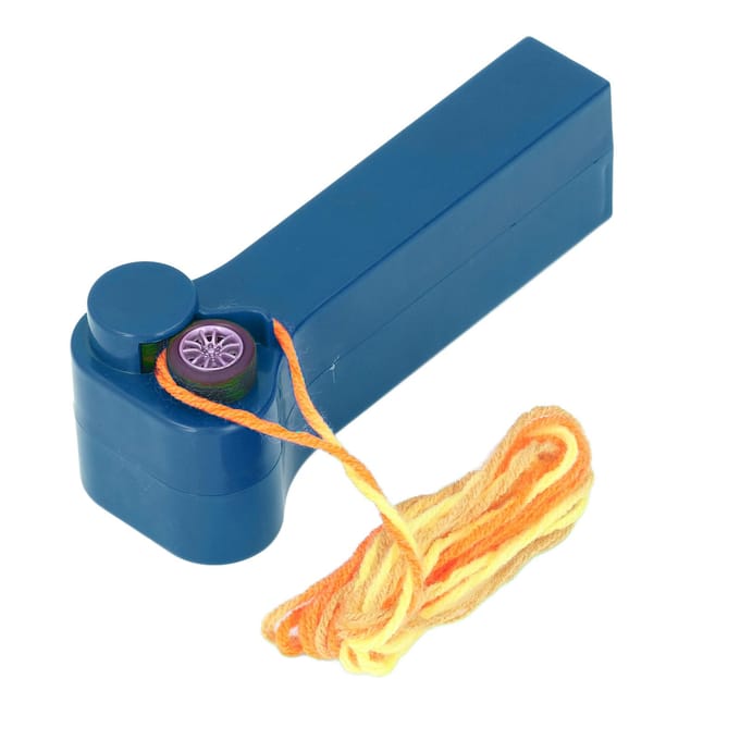 Touwlanceerder Propeller Compacte Structuur Heldere Kleur Elektrisch Touwlanceerspeelgoed voor Katten Speelgoed donkerblauwe kleur