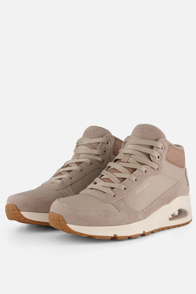 Skechers Skechers Uno Satcre Veterboots taupe Suede