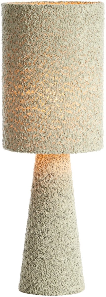 Tafellamp - groen - Micky - textiel - Ø 20cm - E27 - 1886040 - Light & Living