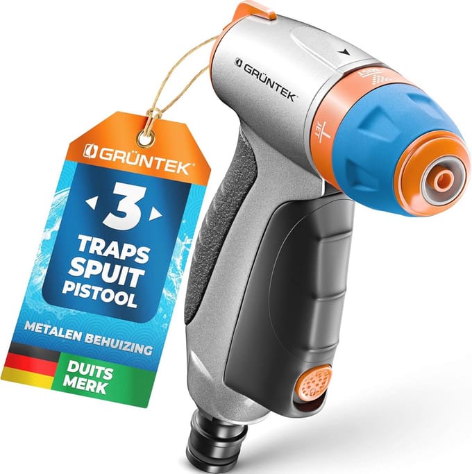 Spuitpistool met 3 Sproeiers - Handsproeier voor Tuin en Auto Onderhoud