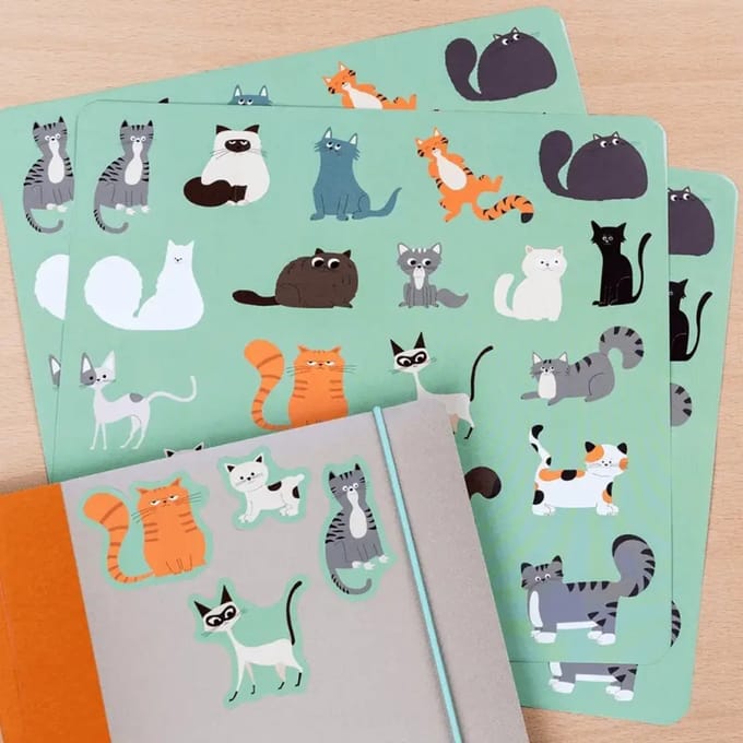 Stickers Rex London Nine Lives (x3)