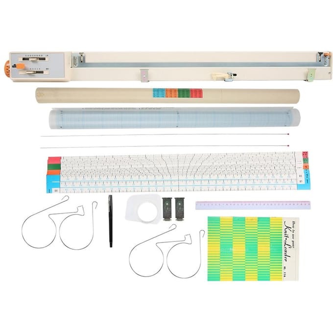 KL-116 Gebreide Leader Geschikt voor KH821 KH880 KH868 KH894 KH940 Breimachines white