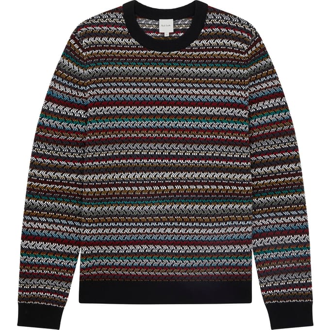 Paul Smith Mens Sweater Crew Neck Multi Coloured Taglia: XXL | Maglioni a maglia Outlet | Uomo