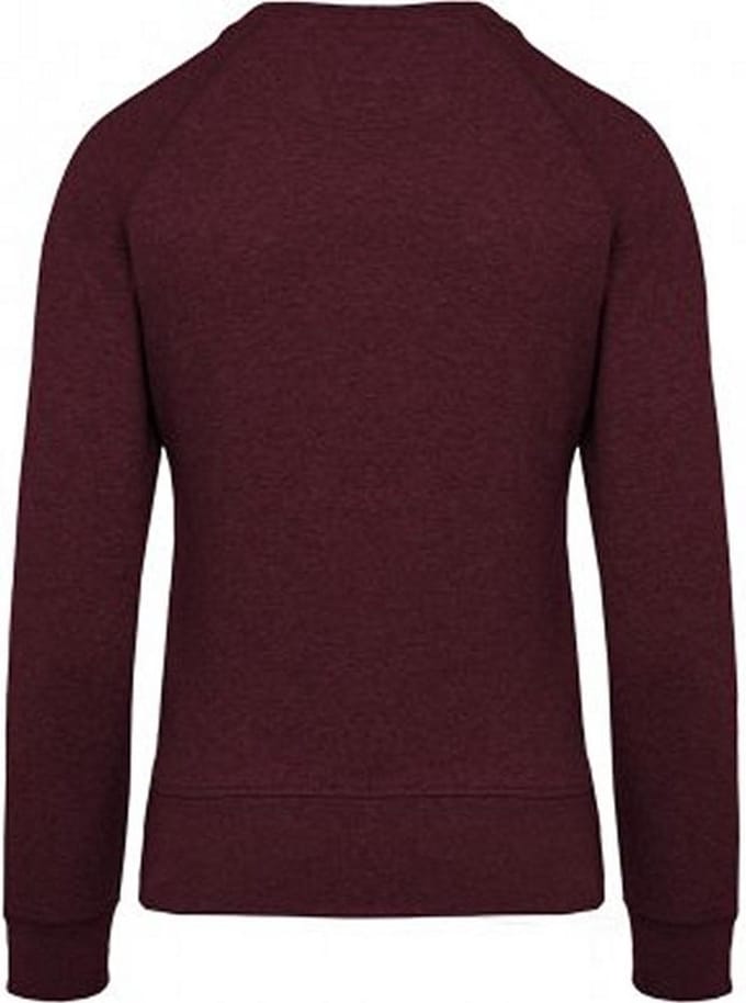 Kariban Dames/dames Organic Raglan Sweatshirt (Wijn Heide)