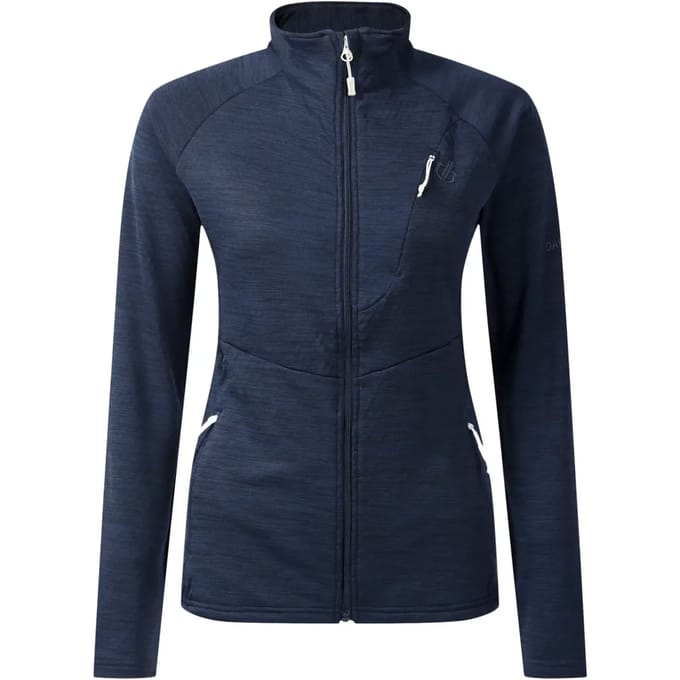 Dare2B Women's Emerging III Textured Full Zip Stretch Midlayer