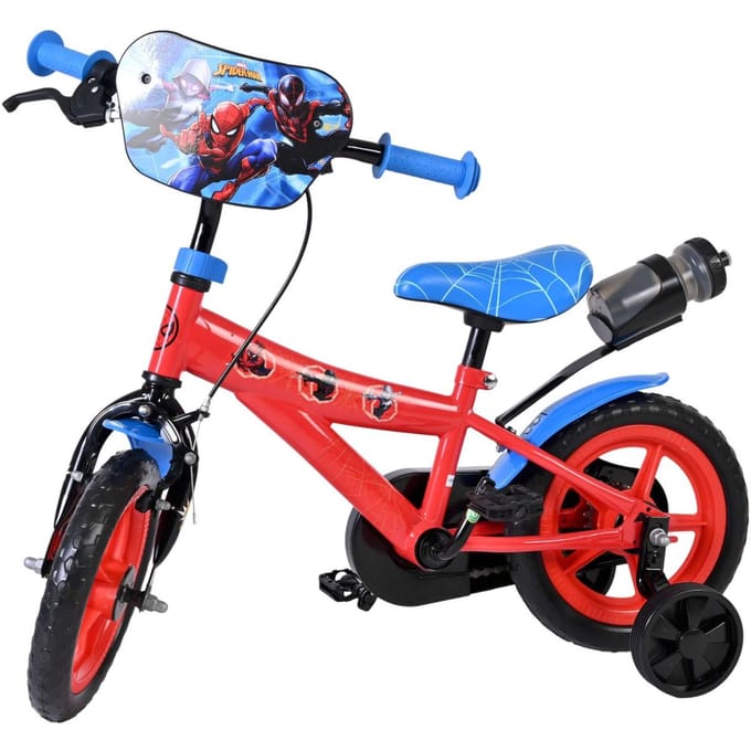 Spider-Man Kinderfiets - Jongens - Mag Wheels - 12 inch - Rood