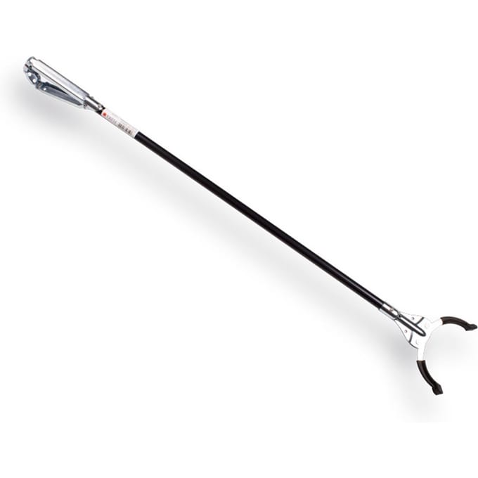 Afvalgrijper 75 cm met kunststof bekken