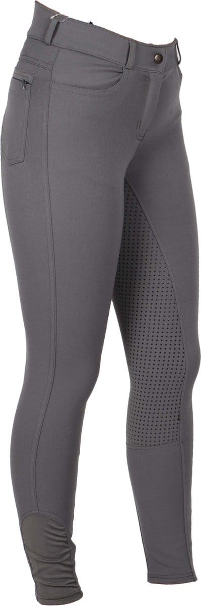 Mondoni Sada High Waist Full Grip Rijbroek - Maat: 36 - Grijs - Polyester