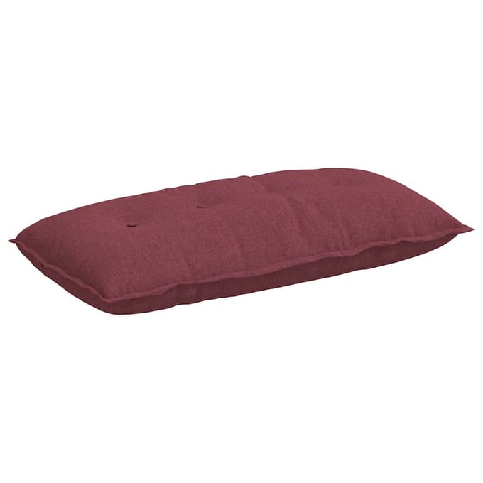 vidaXL - Rugkussen - Wijnrood - 200 - x - 19 - x - 50 - cm - Stof