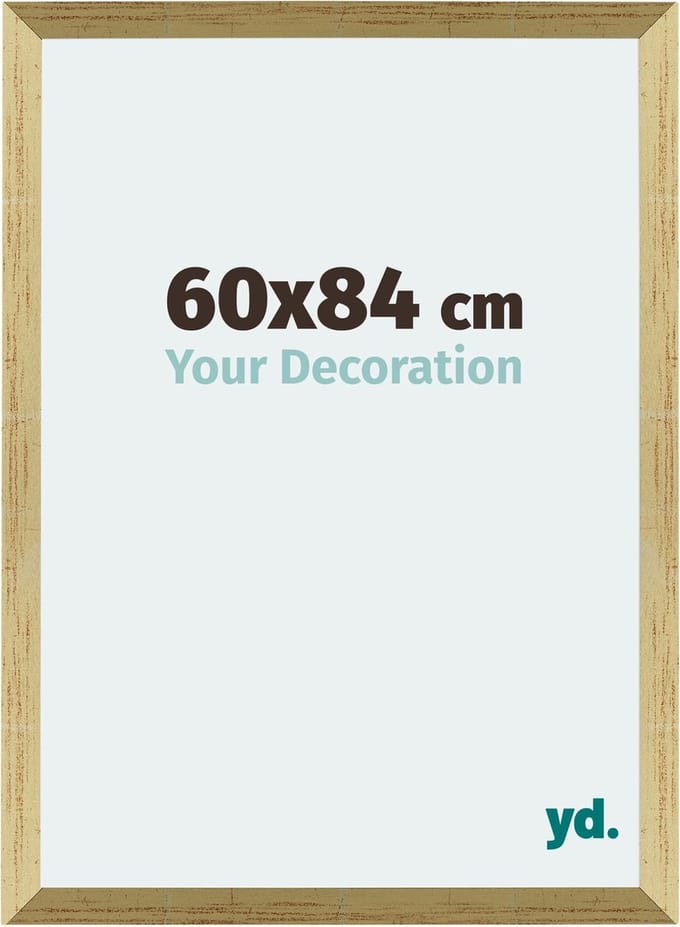 Your Decoration - Fotolijst 60x84 cm - MDF - Goud Glans - Mura