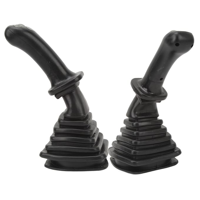 2 stuks 3-knops graafmachine joystick handgrepen met stofkap vervanging voor Doosan DH DX150 215 225 black