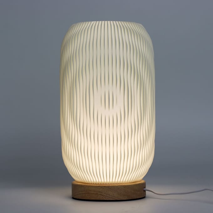 Tafellamp / Bureaulamp New Wave Modern Gedraaid