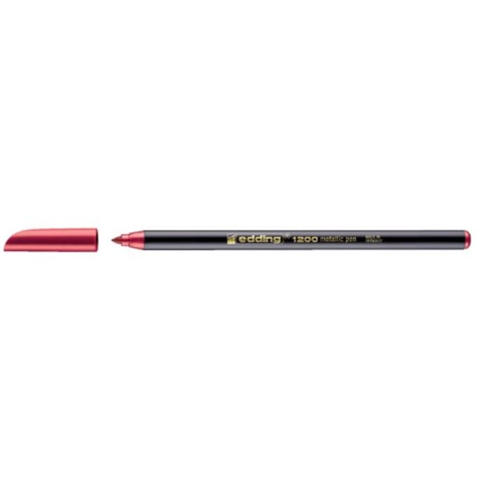 Edding Viltstift 1200 Rond 1 Mm Waterbasis Rood