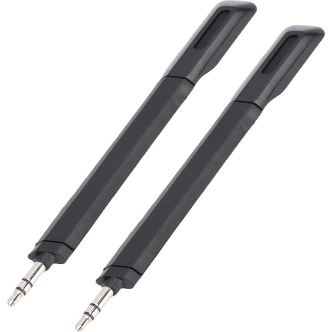 2 stuks Microfoons Geschikt voor Logitech G733 Lightspeed Draadloze Gaming Headset 3.5mm Afneembare Ruisonderdrukkende Microfoons