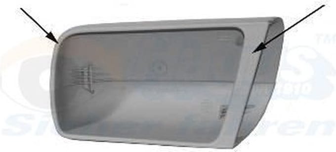 VanWezel 3030841 - Couvercle de rétroviseur gauche pour Mercedes C w202 de 1993 à 2000