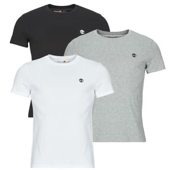Timberland Basic Jersey Slim T-shirt Met Korte Mouwen 3 Eenheden Wit 2XL Man