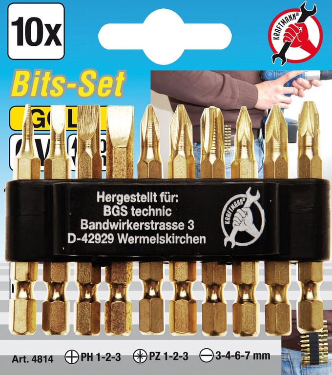 BGS Bitset Gold 10 delig