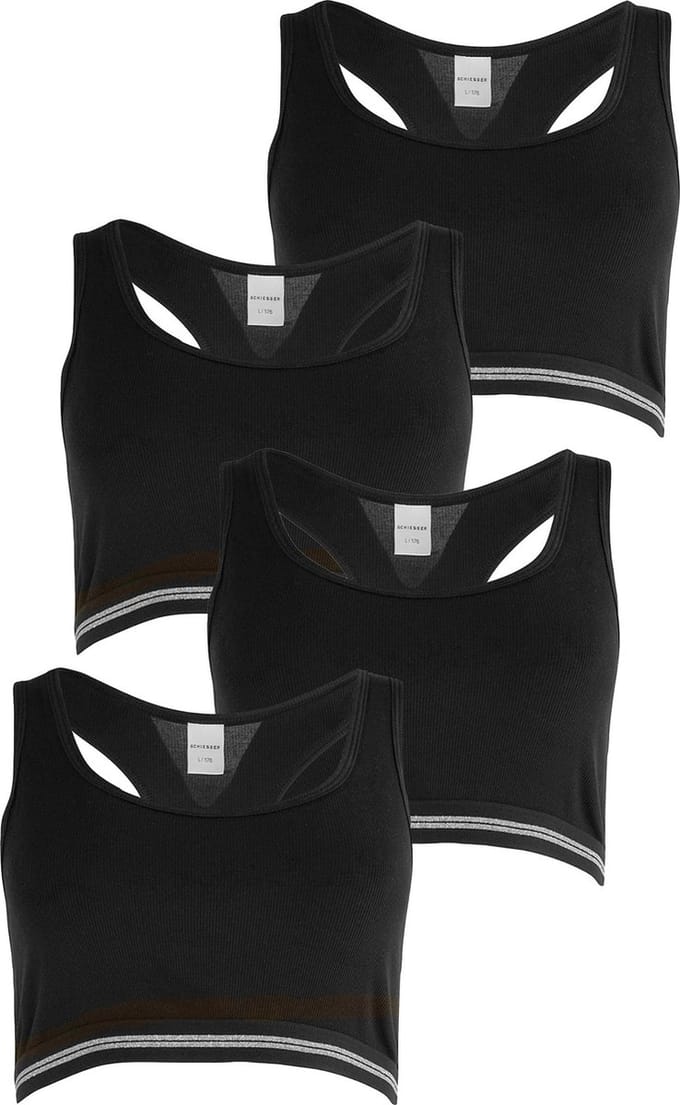 Schiesser Bustier Lang Leven Rib