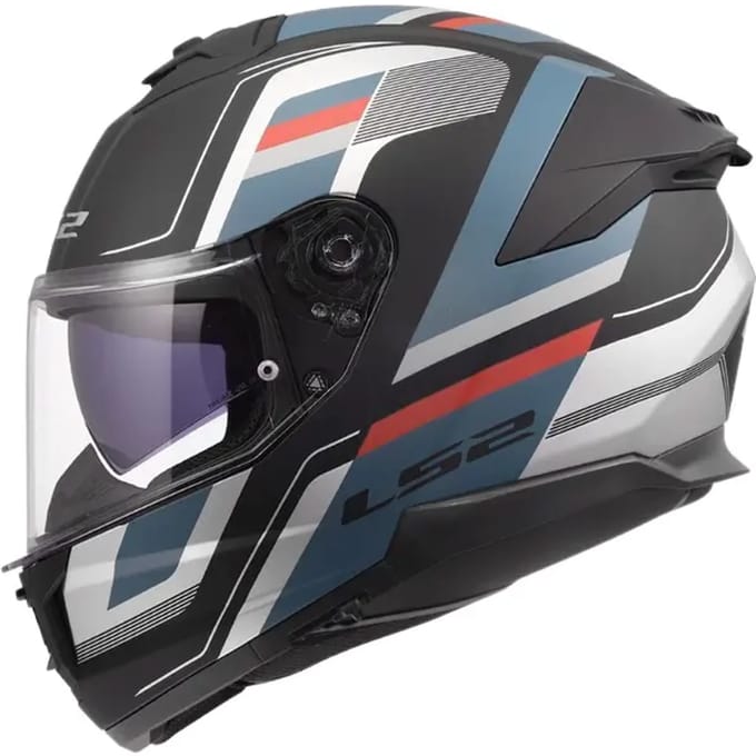 Volle motorhelm LS2 FF808 Stream II Vintage