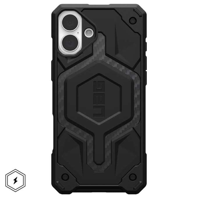 UAG - Monarch Pro Mag geschikt voor iPhone 16 Plus Hoesje - carbon black | carbon black