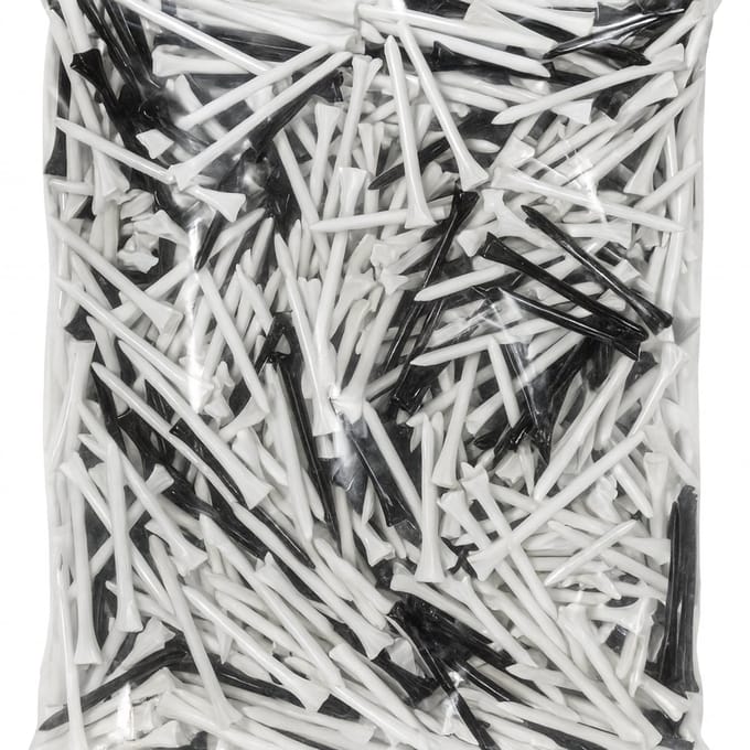 Masters Non Friction Tees Wit Zwart 7CM 1000 Stuks