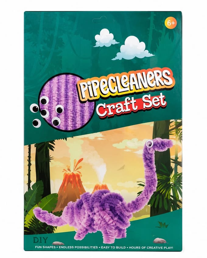 Chenille Draad Knutselset – Pipe Cleaners Craft Set – Creatieve Hobbyset Kinderen – Knutselen & DIY – Gekleurde Pijpenragers