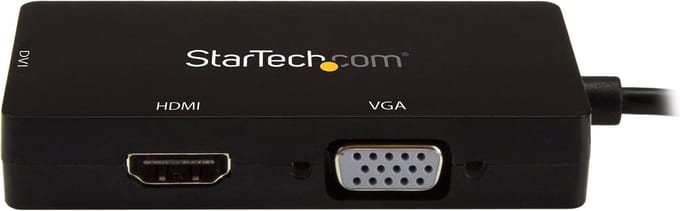 StarTech.com USB-C MultiPort AV / multimedia paneel - 3-in-1 USB-C Aan HDMI DVI or VGA - ekstern videoadapter