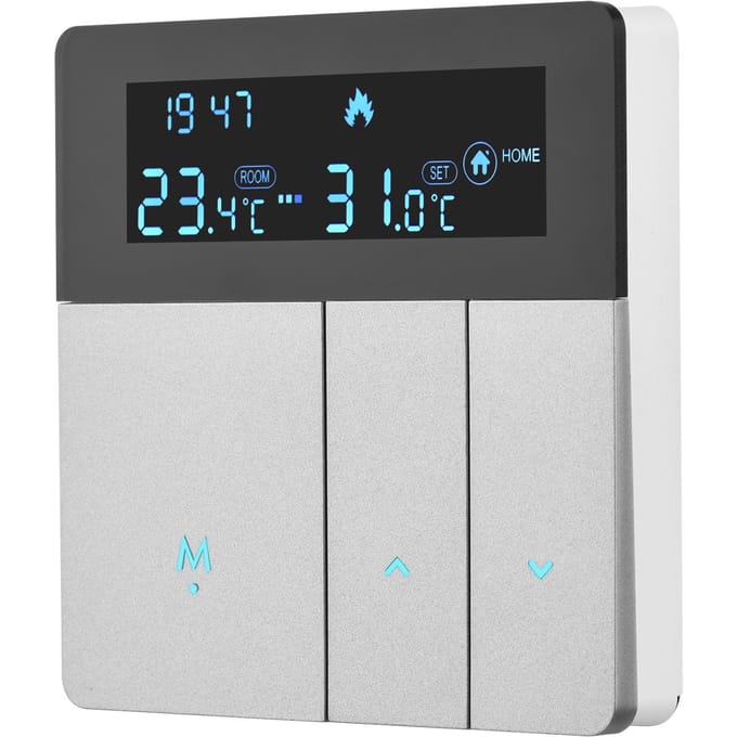 Programmeerbare Slimme Digitale Thermostaat Ruimtetemperatuurregelaar met Display voor Thuis gas boiler heating veelkleurig