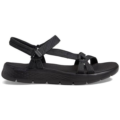 Skechers Go Walk Flex Zandal - Sublime - Dames Sandalen - Zwart
