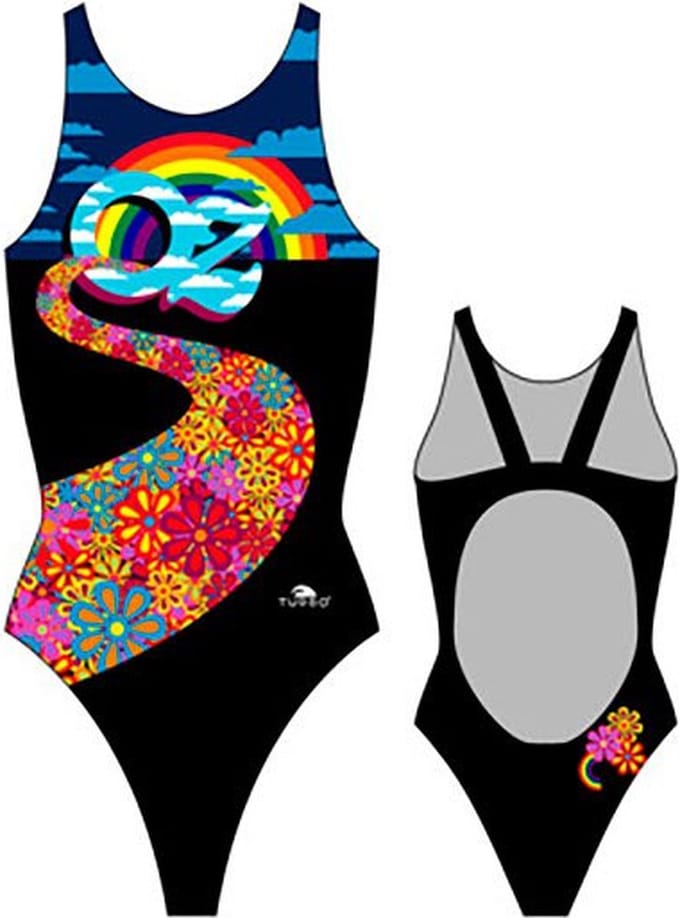 Turbo Oz World Pro Resist Zwemkleding Zwart 2XL Vrouw