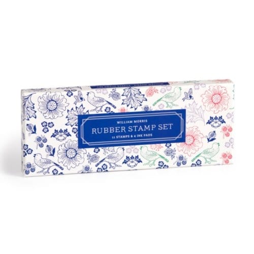 William Morris Rubber Stamp Set - Galison