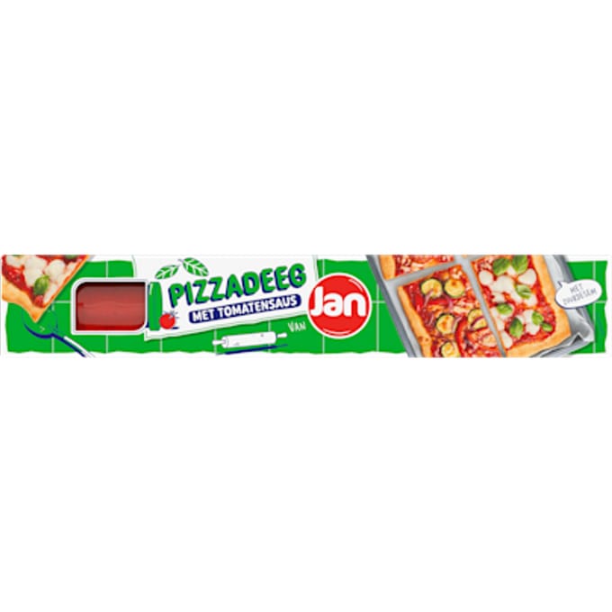 Pizzadeeg zuurdesem met tomatensaus