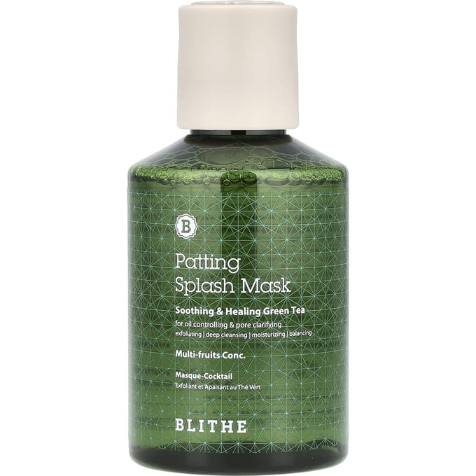 Blithe, Patting Splash Beauty Masker, Verzachtend & Genezend Groene Thee, 150ml (5,07 fl oz) gray