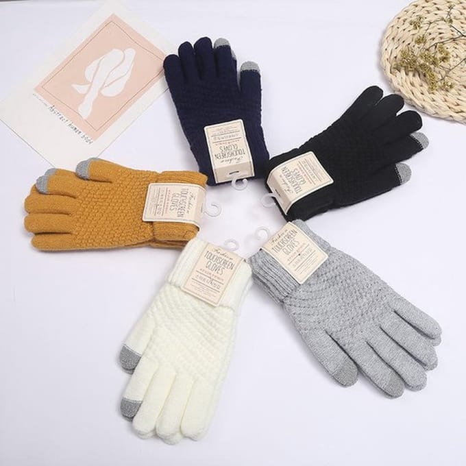 Handschoenen | Japan Style | touchscreen heren/dames - One Size Fits All (Kaki)