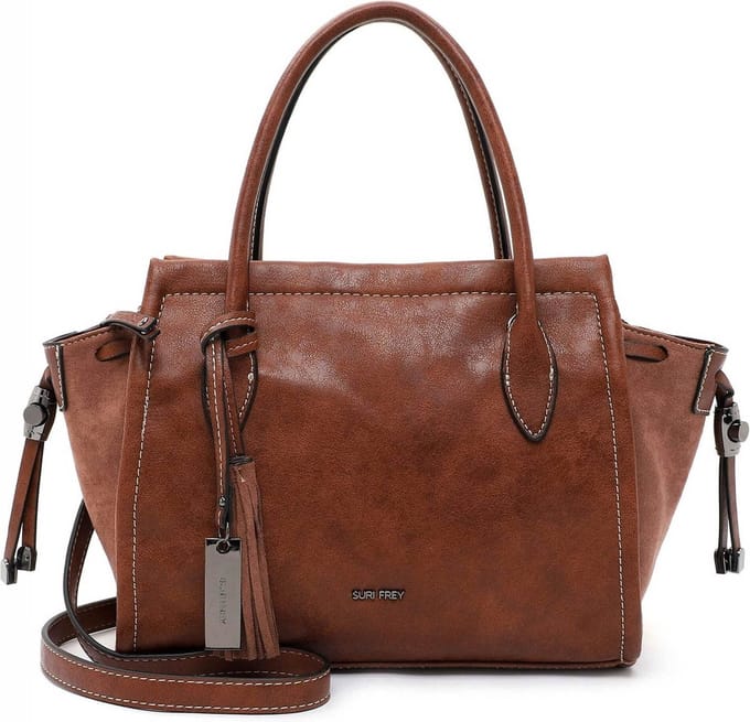 SURI FREY Schoudertas Kally Shopper Cognac Bruine