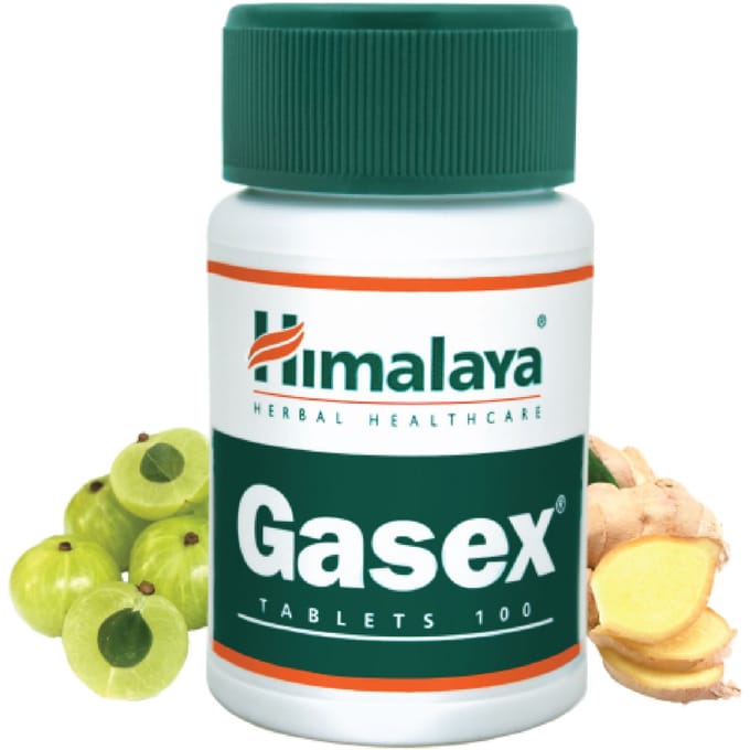 HIMALAYA - Dieet supplement - Ondersteuning van de spijsvertering - Verlichting van maagklachten - 100 Tabletten