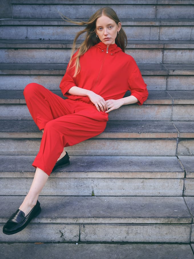 Rosemarie pants technical jersey | Red - Red / S