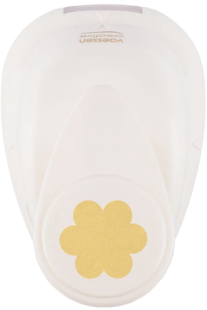 Vaessen Creative Pons - Figuurpons - Bloem - 1,4 x 1,6 cm
