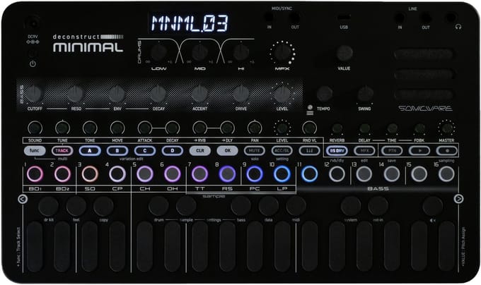 Sonicware deconstruct Minimal - drumcomputer
