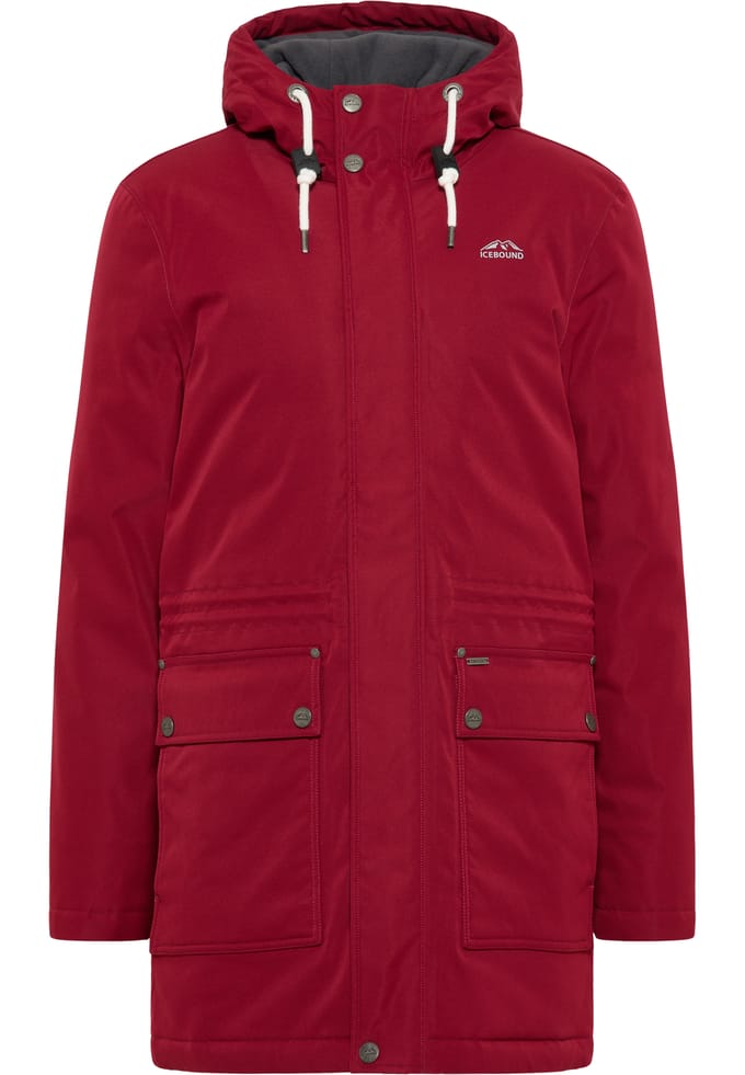 ICEBOUND Winter parka Klima Iglo Heren donkerrood
