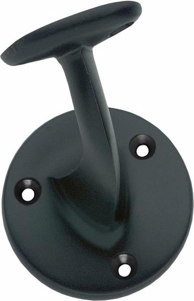 Intersteel Leuninghouder hol zadel mat zwart