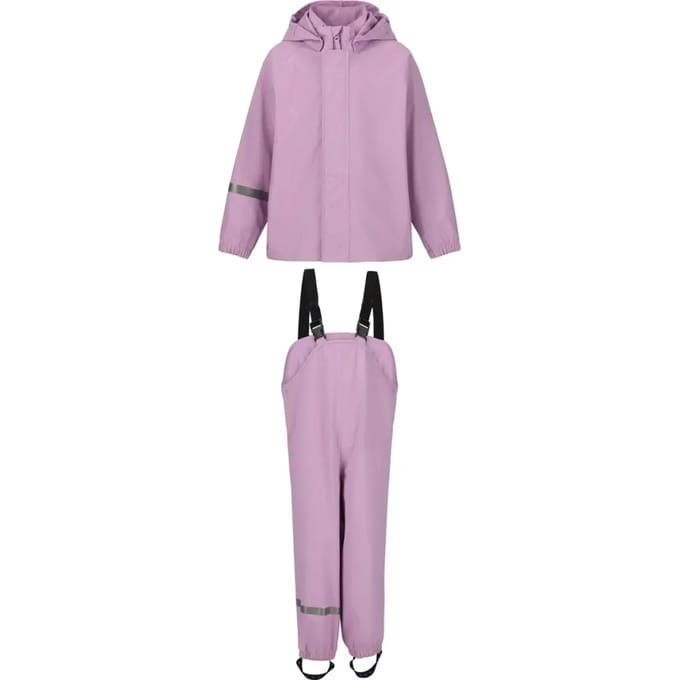 Waterdichte Combo met Print Kind Zigzag Roze